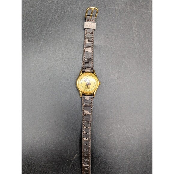 Vintage Disney Minnie Mouse Lorus V515-6880 Women's 25 Mm Gold Tone Quartz Watch - Picture 3 of 4